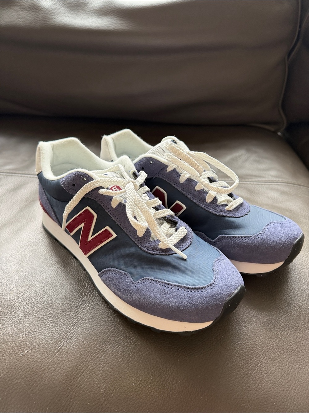 New Balance 515 Classics Men’s Navy & Burgundy Retro Runner Sneakers